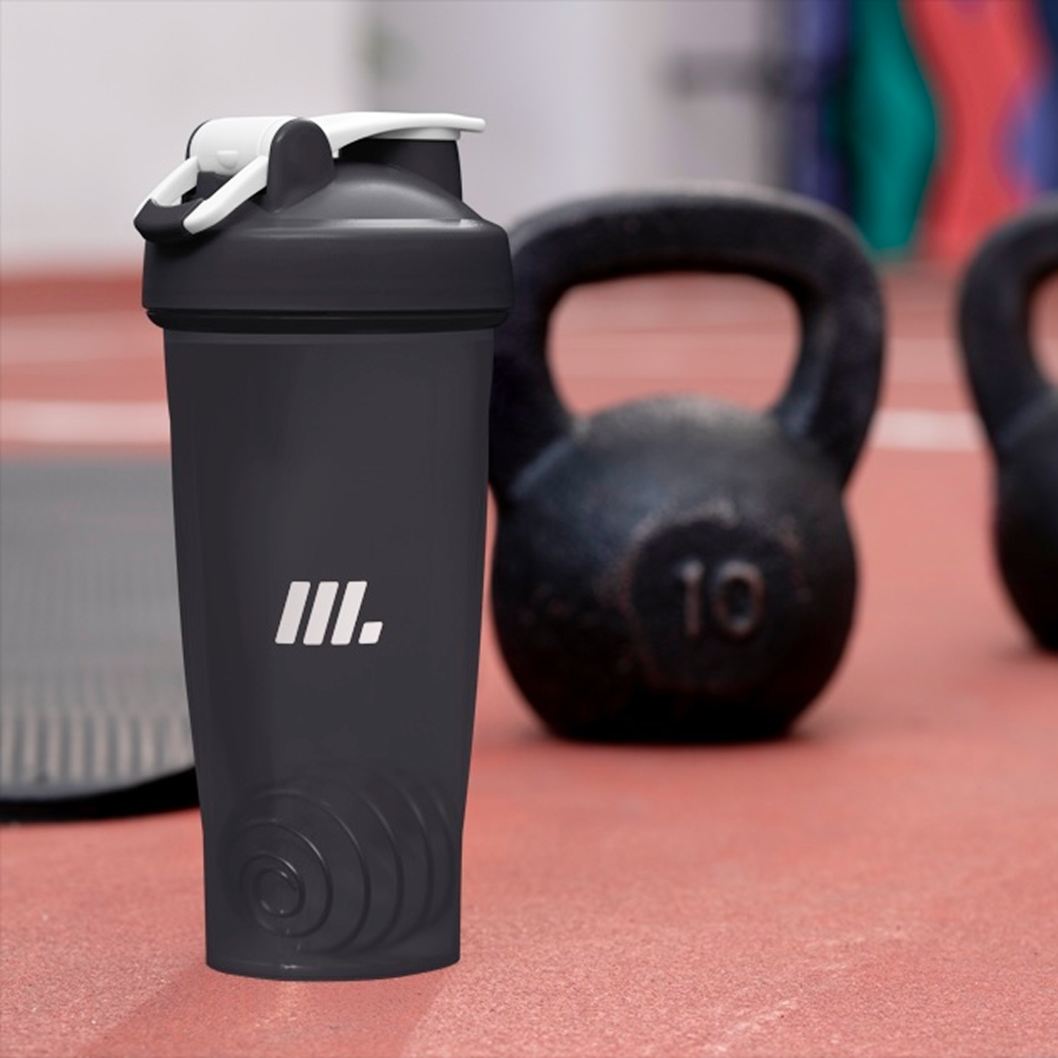 Shaker negro con logo de Magrolabs
